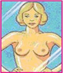 look at your breast in the mirror and verify the presence of any changes
